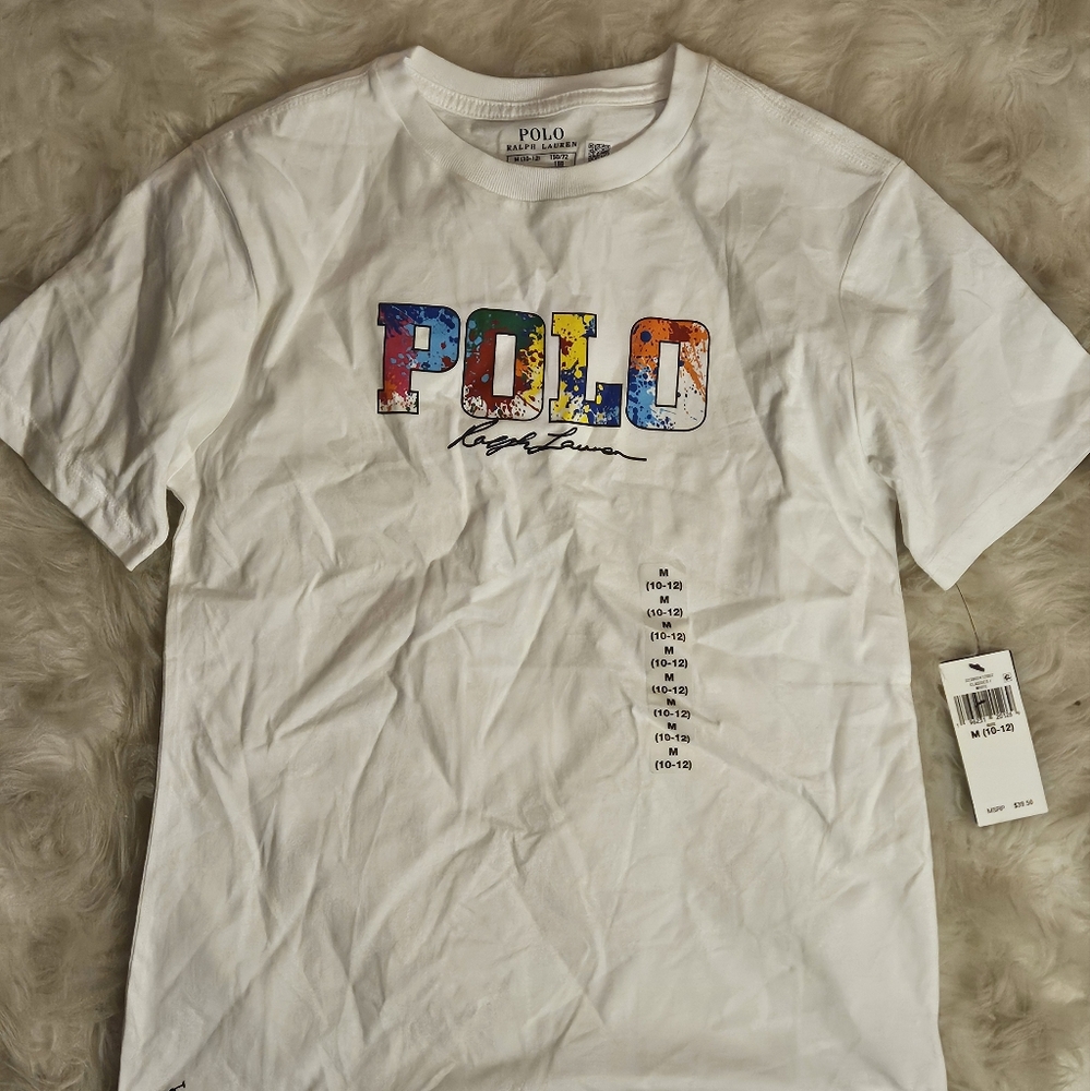 POLO BY RALPH LAUREN BOYS GRAPHIC TEE